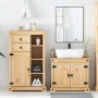Juego de muebles de baño Corona 2 pzas madera maciza pino by , Bathroom furniture - Ref: Foro24-3334635, Price: 244,40 €, Dis...