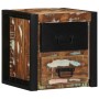 Mesilla de noche multicolor 40x35x40 cm madera maciza reciclada de , Mesitas de noche - Ref: Foro24-4015954, Precio: 89,99 €,...