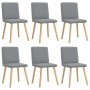 Sillas de comedor 6 unidades de tela gris claro von , Essstühle - Ref: Foro24-3315491, Preis: 297,73 €, Rabatt: %
