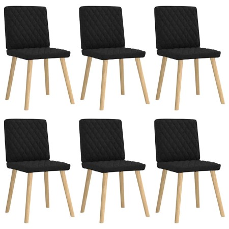 Sillas de comedor giratorias 6 unidades tela negras von , Essstühle - Ref: Foro24-3315493, Preis: 299,05 €, Rabatt: %