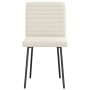 Sillas de comedor 6 unidades de terciopelo crema by , dining chairs - Ref: Foro24-3315535, Price: 252,71 €, Discount: %