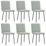 Sillas de comedor giratorias 6 uds terciopelo gris claro von , Essstühle - Ref: Foro24-3315556, Preis: 246,44 €, Rabatt: %