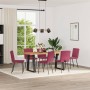 Sillas de comedor 6 unidades terciopelo rojo tinto von , Essstühle - Ref: Foro24-3315561, Preis: 243,17 €, Rabatt: %