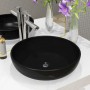 Lavabo redondo de cerámica negro 42x12 cm von , Sinkt - Ref: Foro24-142736, Preis: 59,73 €, Rabatt: %