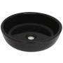 Lavabo redondo de cerámica negro 42x12 cm von , Sinkt - Ref: Foro24-142736, Preis: 59,73 €, Rabatt: %