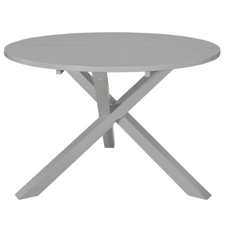 Mesa de comedor de MDF gris 120x75 cm von , Küchen- und Esstische - Ref: Foro24-247633, Preis: 220,24 €, Rabatt: %