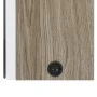 Badezimmerschrank mit Spiegel und LED Weiß und Eiche 62x14x60 cm von vidaXL, Badezimmerwaschtische - Ref: Foro24-326523, Prei...