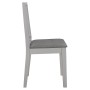 Sillas de comedor con cojines de madera maciza gris 2 unidades von , Essstühle - Ref: Foro24-247638, Preis: 123,77 €, Rabatt: %