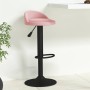 Taburete de cocina de terciopelo rosa von , Küchenhocker - Ref: Foro24-333595, Preis: 64,14 €, Rabatt: %
