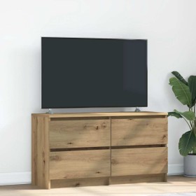 Mueble para TV madera de ingeniería roble artisan 100x35x54 cm de , Muebles TV - Ref: Foro24-861804, Precio: 100,68 €, Descue...