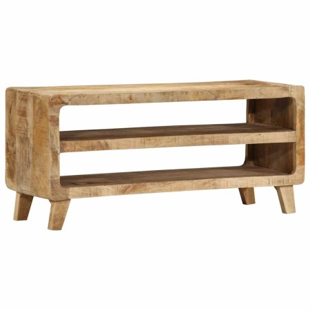 Mueble de TV madera maciza de mango rugosa 105x46x32 cm by , CD and DVD storage - Ref: Foro24-4104523, Price: 201,53 €, Disco...
