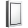Badezimmerschrank mit LED-Spiegel glänzend grau 50x13x70 cm von vidaXL, Badezimmerwaschtische - Ref: Foro24-326491, Preis: 13...