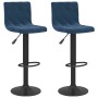 Taburetes de cocina 2 unidades terciopelo azul von , Küchenhocker - Ref: Foro24-333735, Preis: 127,36 €, Rabatt: %