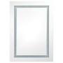 Badezimmerschrank mit LED-Spiegel glänzend grau 50x13x70 cm von vidaXL, Badezimmerwaschtische - Ref: Foro24-326491, Preis: 13...