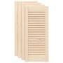 Puerta de armario de lamas 4 uds 69x29,5 cm madera de pino von , Schranktüren - Ref: Foro24-4015893, Preis: 56,45 €, Rabatt: %