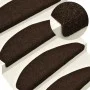 Selbstklebende Stufenmatte 10 Stück 56x17x3 cm braun von vidaXL, Treppenmatten - Ref: Foro24-149689, Preis: 23,24 €, Rabatt: %