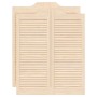 Puertas batientes diseño de lamas 2 par 100x80cm madera pino von , Türen für zu Hause - Ref: Foro24-4107129, Preis: 95,17 €, ...