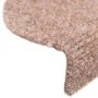 Selbstklebende Stufenmatte 10 Stück 65x21x4 cm braun von vidaXL, Treppenmatten - Ref: Foro24-149699, Preis: 28,01 €, Rabatt: %