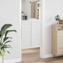Puertas batientes diseño de lamas 2 par blanco 100x80 cm by , Doors for the home - Ref: Foro24-4107141, Price: 128,28 €, Disc...