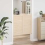 Puertas batientes diseño de lamas 1 par 100x100cm madera pino von , Türen für zu Hause - Ref: Foro24-4107134, Preis: 83,85 €,...