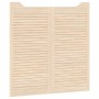 Puertas batientes diseño de lamas 1 par 100x100cm madera pino von , Türen für zu Hause - Ref: Foro24-4107134, Preis: 83,85 €,...