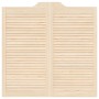 Puertas batientes diseño de lamas 1 par 100x100cm madera pino von , Türen für zu Hause - Ref: Foro24-4107134, Preis: 83,85 €,...