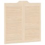 Puertas batientes diseño de lamas 1 par 100x100cm madera pino von , Türen für zu Hause - Ref: Foro24-4107134, Preis: 83,85 €,...