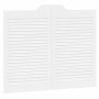 Puertas batientes diseño de lamas 2 par blanco 80x100 cm von , Türen für zu Hause - Ref: Foro24-4107143, Preis: 125,07 €, Rab...