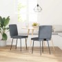 Sillas de comedor 2 unidades terciopelo gris oscuro von , Essstühle - Ref: Foro24-4101157, Preis: 86,48 €, Rabatt: %