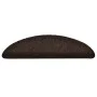 Self-adhesive stair mat 10 pcs 56x17x3 cm brown by vidaXL, Stair mats - Ref: Foro24-149689, Price: 23,24 €, Discount: %