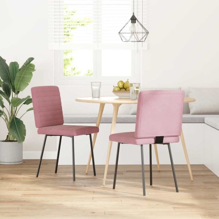Sillas de comedor 2 unidades terciopelo rosa von , Essstühle - Ref: Foro24-4101160, Preis: 85,17 €, Rabatt: %