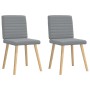 Sillas de comedor giratorias 2 unidades tela gris claro von , Essstühle - Ref: Foro24-4101174, Preis: 103,21 €, Rabatt: %