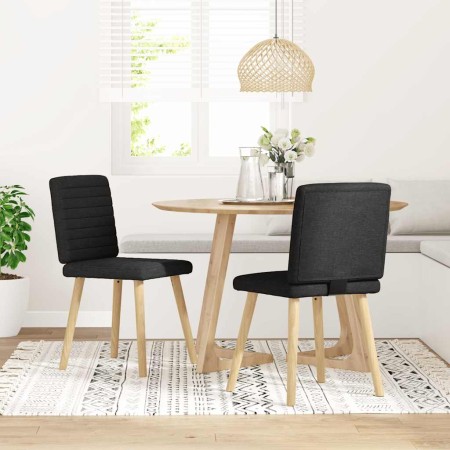 Sillas de comedor 2 unidades tela negro von , Essstühle - Ref: Foro24-4101176, Preis: 103,21 €, Rabatt: %