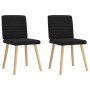 Sillas de comedor 2 unidades tela negro von , Essstühle - Ref: Foro24-4101176, Preis: 103,21 €, Rabatt: %