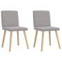 Sillas de comedor 2 uds tela gris nube von , Essstühle - Ref: Foro24-4101183, Preis: 103,21 €, Rabatt: %