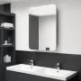 Bathroom cabinet with mirror and LED concrete gray 60x11x80 cm by vidaXL, bathroom vanities - Ref: Foro24-326502, Price: 128,...