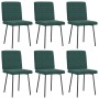 Sillas de comedor 6 unidades terciopelo verde oscuro von , Essstühle - Ref: Foro24-3315528, Preis: 245,78 €, Rabatt: %