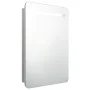 Bathroom cabinet with mirror and LED concrete gray 60x11x80 cm by vidaXL, bathroom vanities - Ref: Foro24-326502, Price: 128,...
