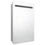 Bathroom cabinet with mirror and LED concrete gray 60x11x80 cm by vidaXL, bathroom vanities - Ref: Foro24-326502, Price: 128,...