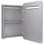 Bathroom cabinet with mirror and LED concrete gray 60x11x80 cm by vidaXL, bathroom vanities - Ref: Foro24-326502, Price: 121,...