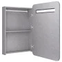 Bathroom cabinet with mirror and LED concrete gray 60x11x80 cm by vidaXL, bathroom vanities - Ref: Foro24-326502, Price: 128,...