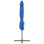 Cantilever umbrella with a sky blue steel post 250x250 cm by vidaXL, Umbrellas - Ref: Foro24-46991, Price: 96,67 €, Discount: %