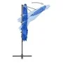 Ausleger-Sonnenschirm mit hellblauem Stahlmast 250x250 cm von vidaXL, Sonnenschirme - Ref: Foro24-46991, Preis: 69,83 €, Raba...