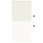 Estor Enrollable Opaco Blanco Roto 105x230cm Tela Ancho 100,7cm by , Blinds and blinds - Ref: Foro24-4011727, Price: 25,01 €,...