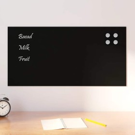Pizarra magnética de pared vidrio templado negro 80x40 cm von , Whiteboards - Ref: Foro24-4008609, Preis: 32,19 €, Rabatt: %