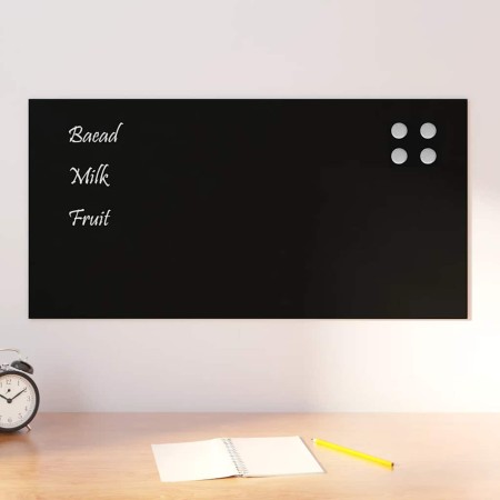 Pizarra magnética de pared vidrio templado negro 80x40 cm von , Whiteboards - Ref: Foro24-4008609, Preis: 32,19 €, Rabatt: %