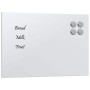 Pizarra magnética de pared vidrio templado blanco 30x20 cm by , White boards - Ref: Foro24-4008621, Price: 17,79 €, Discount: %