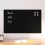 Pizarra magnética de pared vidrio templado negro 80x50 cm von , Whiteboards - Ref: Foro24-4008614, Preis: 41,03 €, Rabatt: %