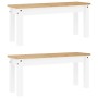Juego de comedor Panama 3 pzas madera maciza de pino blanco by , Furniture sets for kitchens and dining rooms - Ref: Foro24-3...