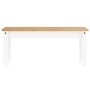 Juego de comedor Panama 3 pzas madera maciza de pino blanco by , Furniture sets for kitchens and dining rooms - Ref: Foro24-3...